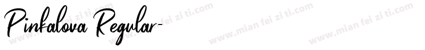 Pinkalova Regular字体转换